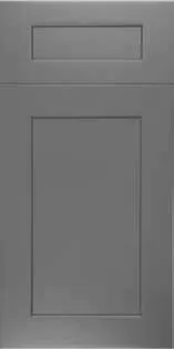 Grey shaker cabinet style
