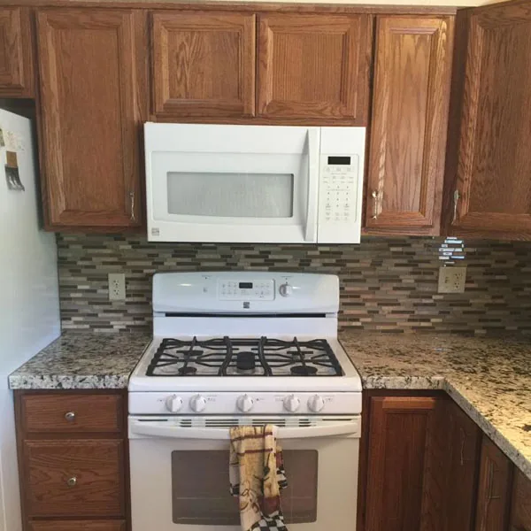 Cabinets installed by Complete Kitchen & Bath